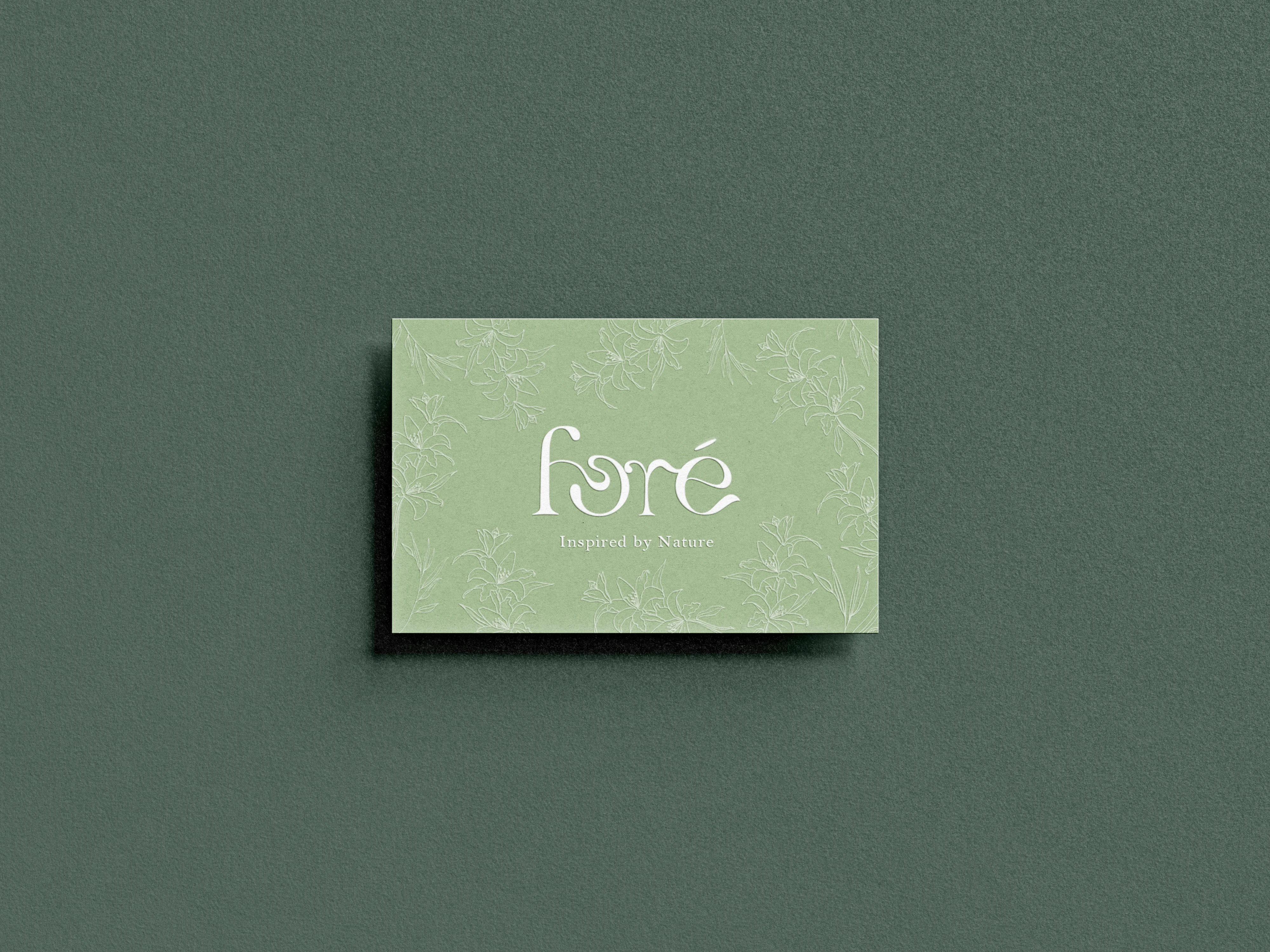 FORE &mdash; Flower shop brand identity